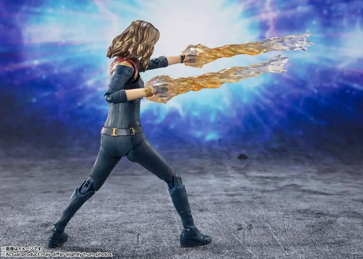 Figura tamashii nations sh figuarts marvel the marvels capitana marvel