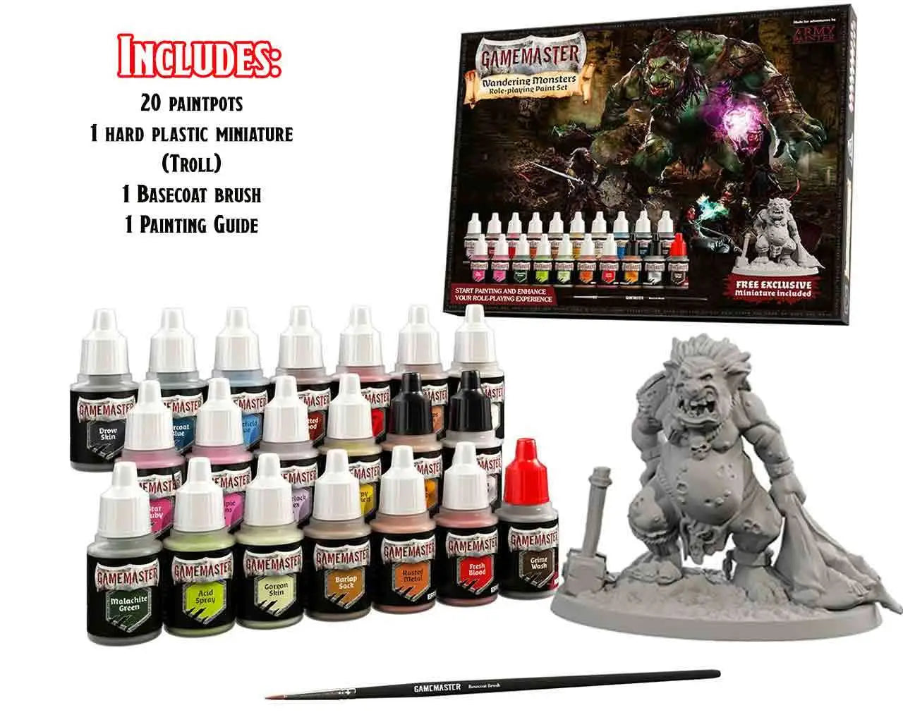GAMEMASTER WANDERING MONSTERS PAINT SET Frikytopia
