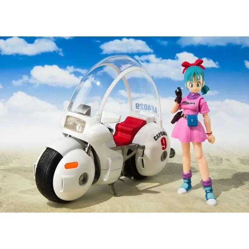 Figura S.H.Figuarts Dragon Ball Bulma Motorcycle Hoi-Poi Capsule