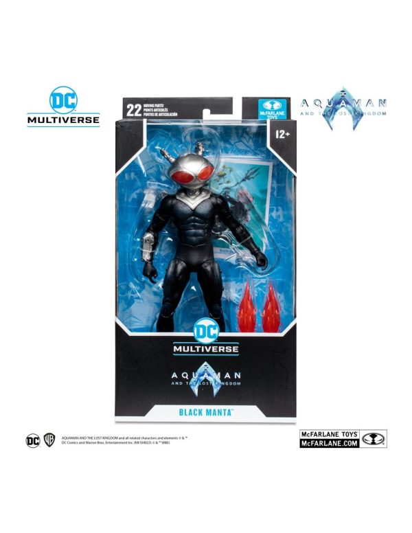 Figura mcfarlane toys dc aquaman 2 movie 7in black manta