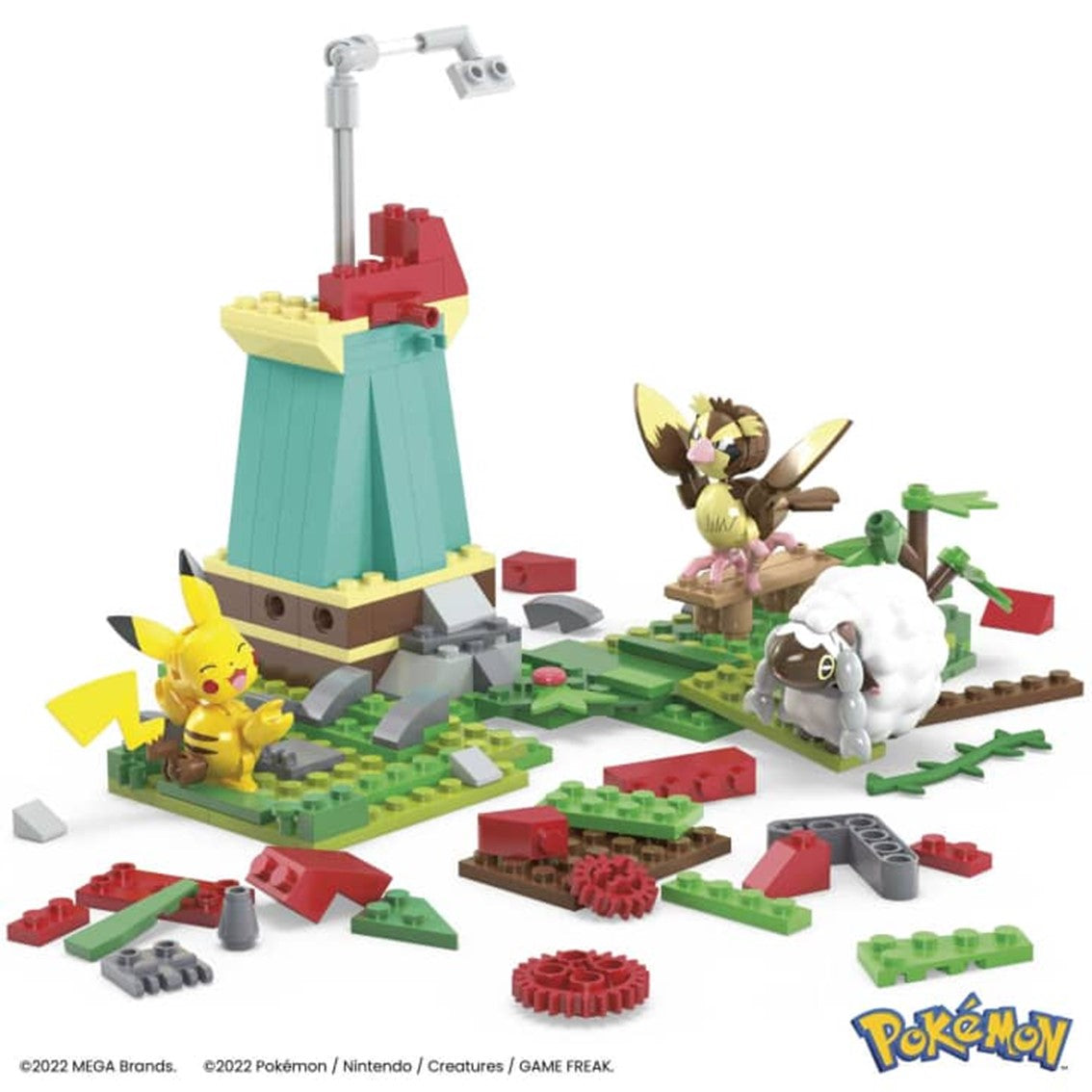 Figura mattel mega construx ciudad del viento