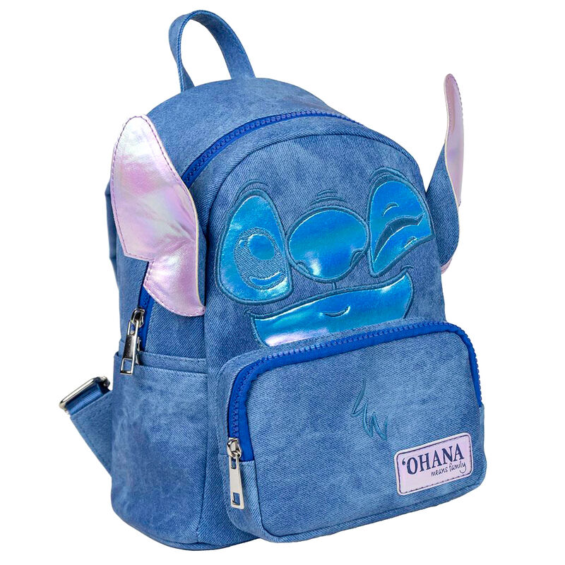 Mochila casual moda aplicaciones stitch Frikytopia