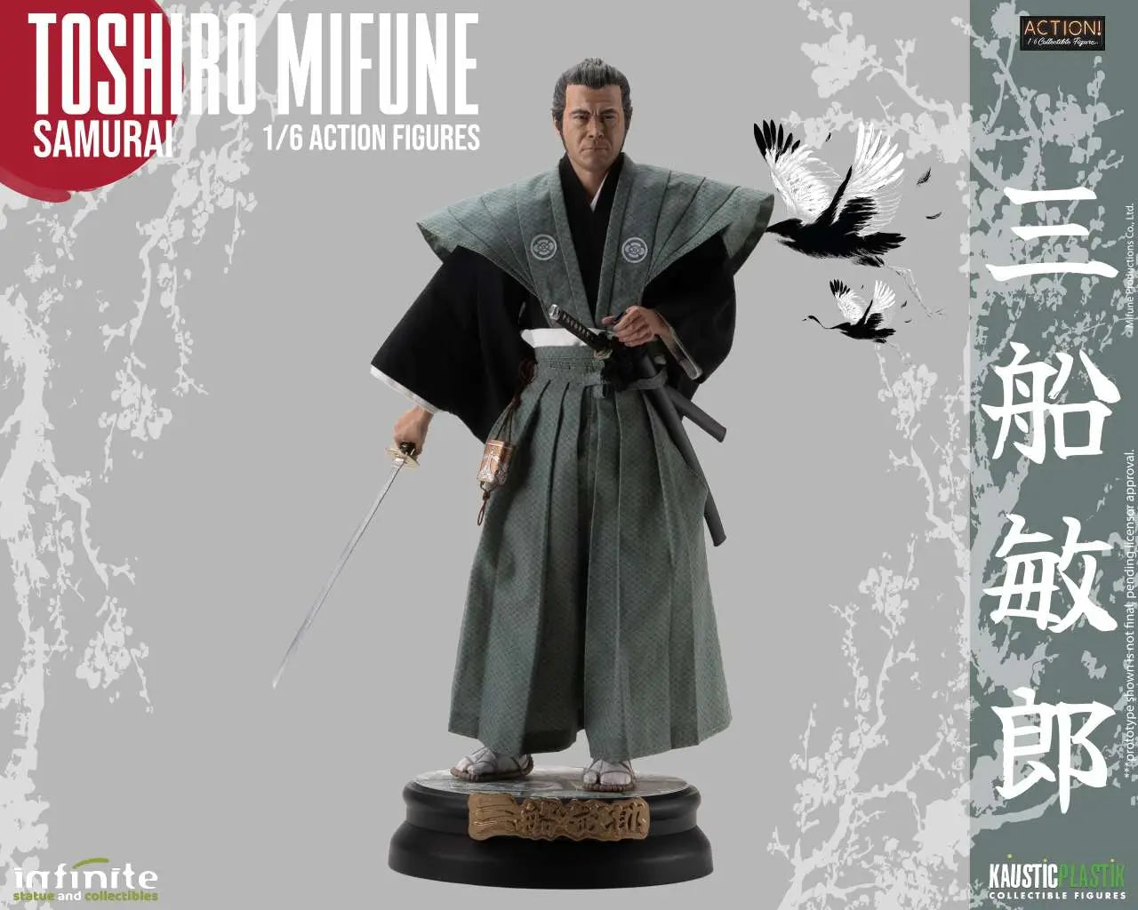 TOSHIRO MIFUNE SAMURAI 1/6 ACTION Figura