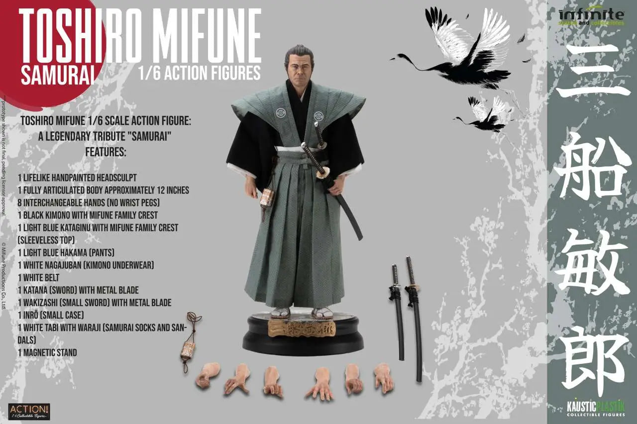 TOSHIRO MIFUNE SAMURAI 1/6 ACTION Figura
