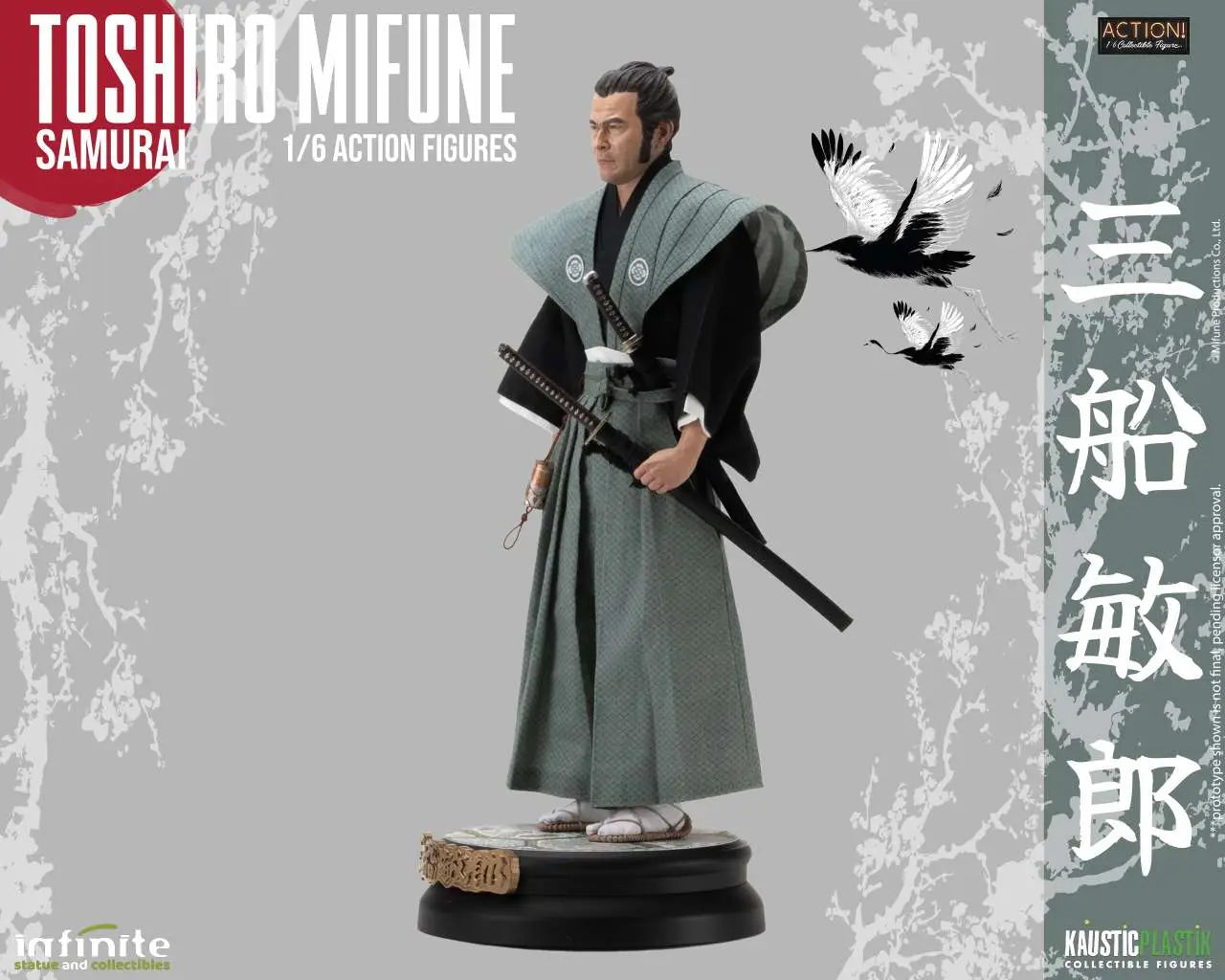 TOSHIRO MIFUNE SAMURAI 1/6 ACTION Figura