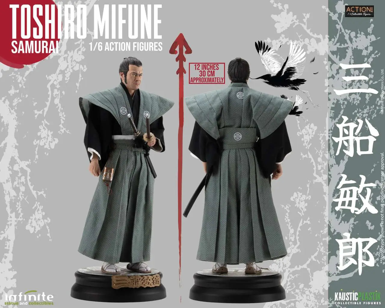 TOSHIRO MIFUNE SAMURAI 1/6 ACTION Figura