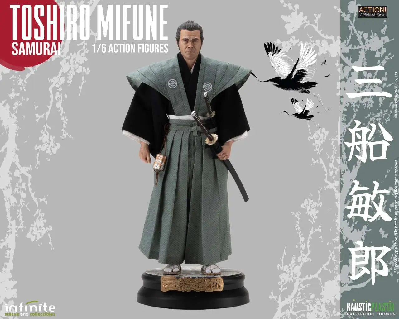 TOSHIRO MIFUNE SAMURAI 1/6 ACTION Figura
