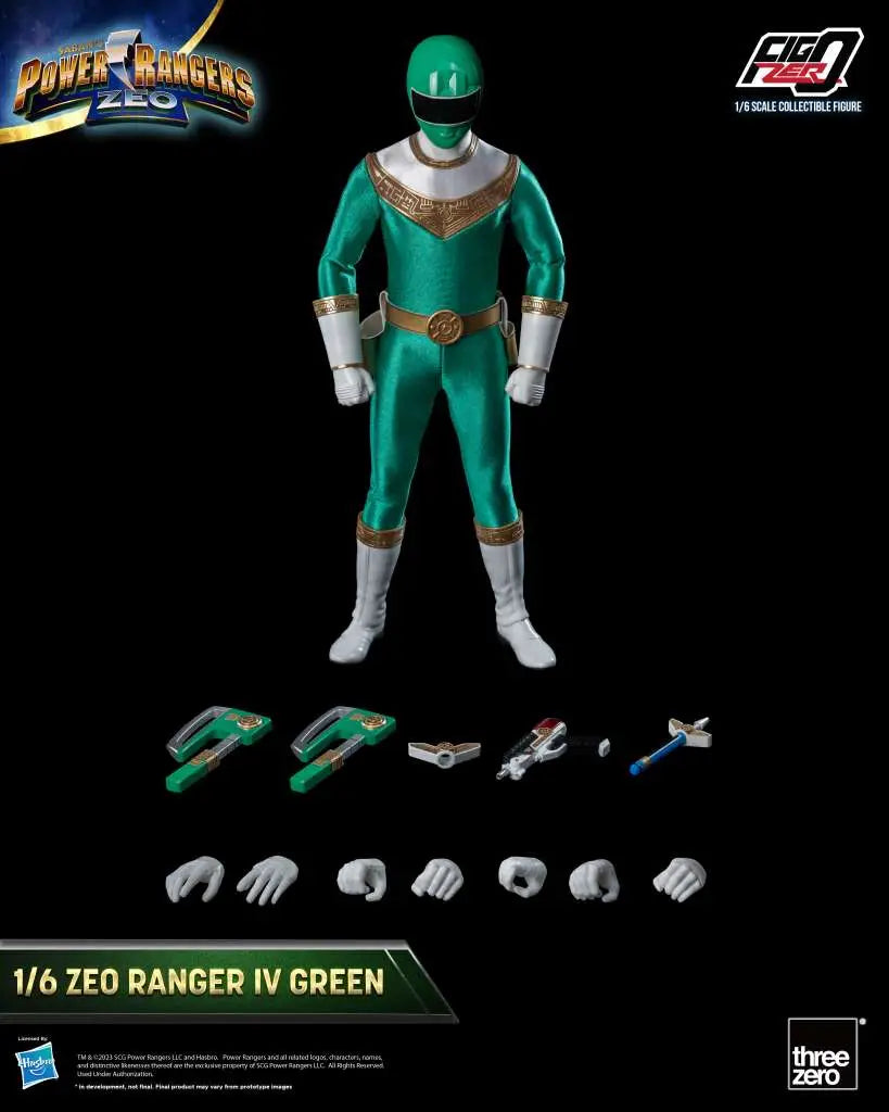 POWER RANGERS ZEO RANGER IV GREEN 1/6 Figura Frikytopia