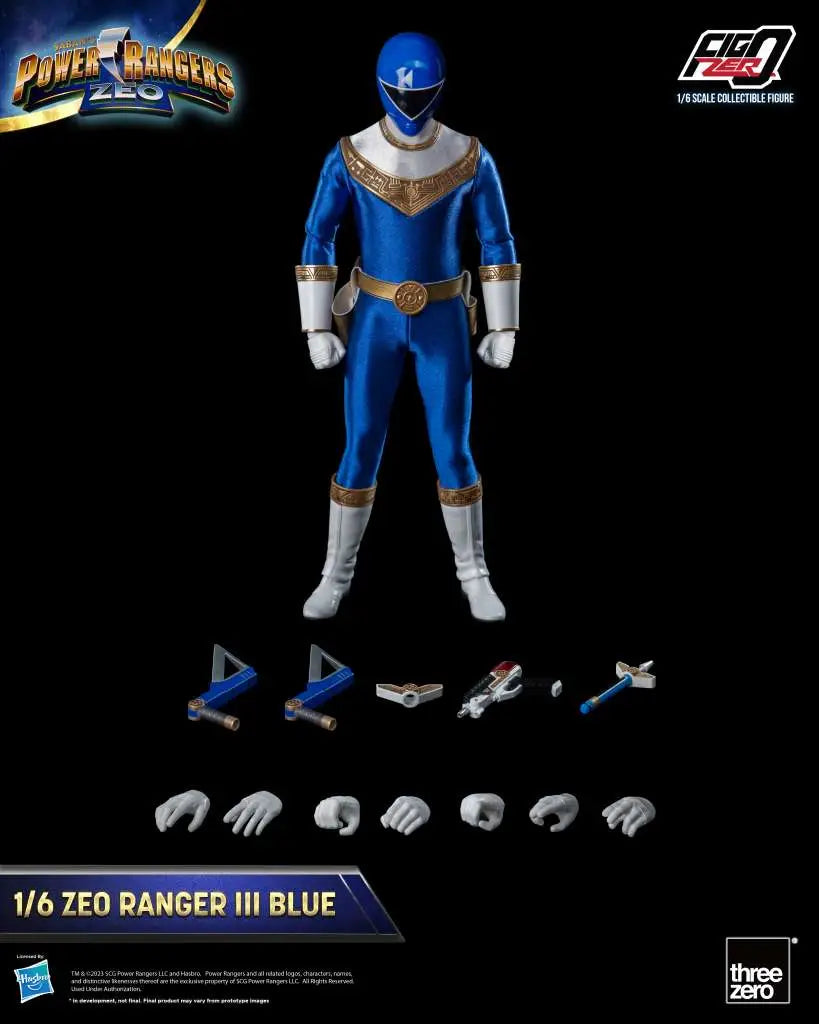 POWER RANGERS ZEO RANGER III BLUE 1/6 Figura Frikytopia