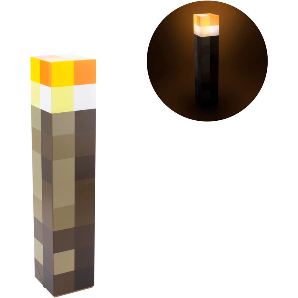 Lampara paladone minecraft antorcha Frikytopia