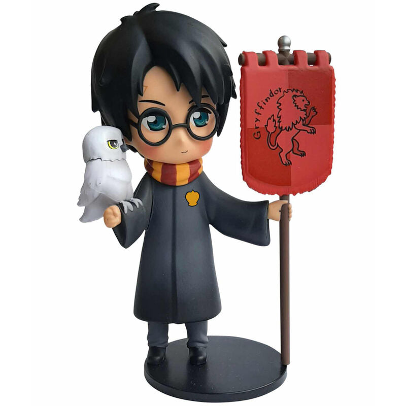 Figura plastoy harry potter harry potter con hedwig estandarte gryffindor Frikytopia
