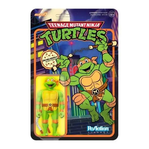 TEENAGE MUTANT NINJA TURTLES REACTION Figura W7 MICHELANGELO TOON