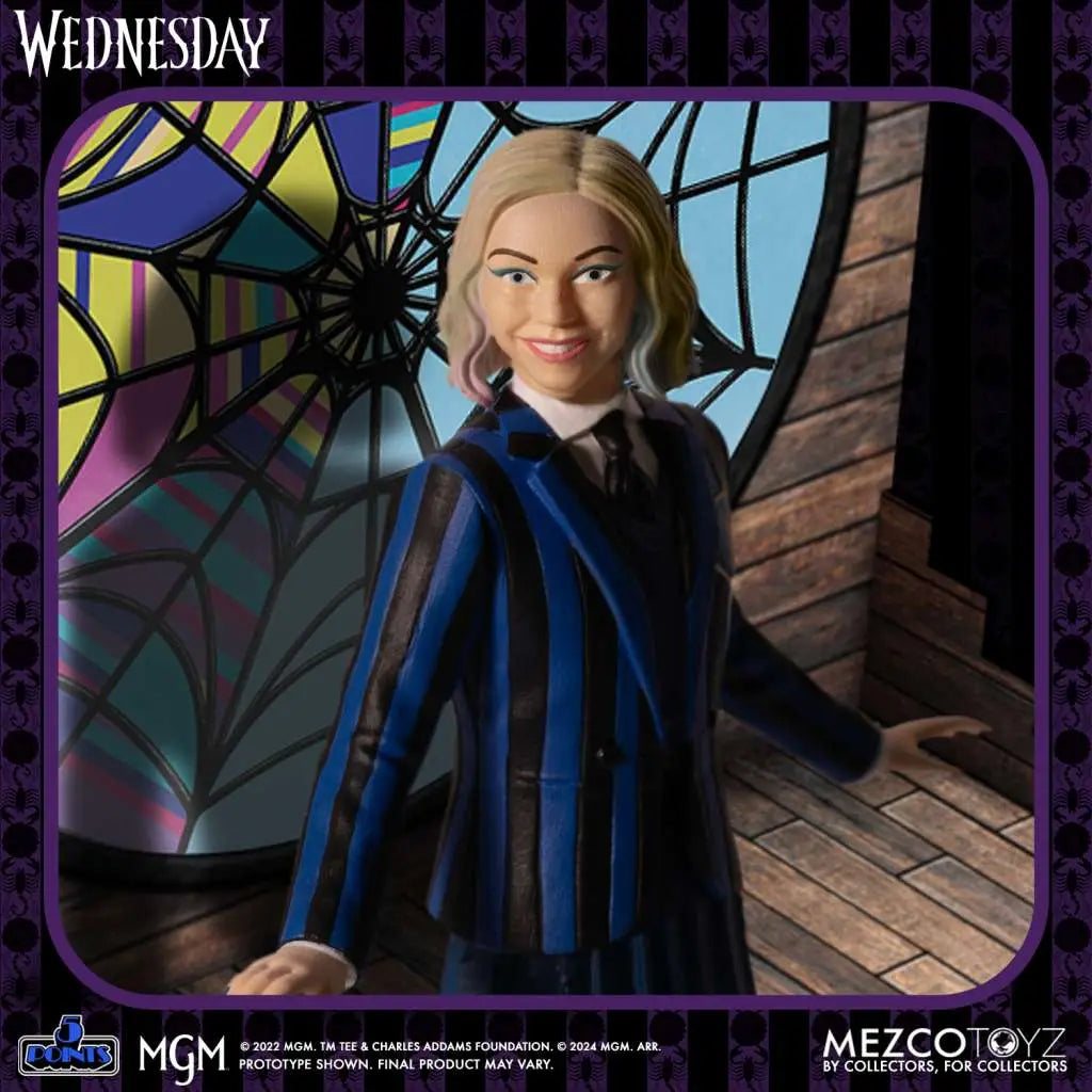 Pack 2 figuras mezco toyz wednesday 5 points wednesday & enid