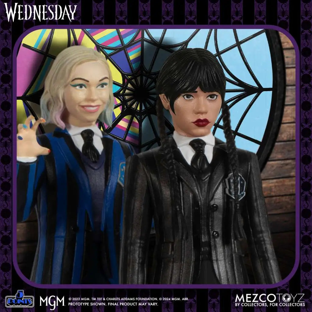 Set 2 figuras Miercoles & Enid Miercoles 9,5cm