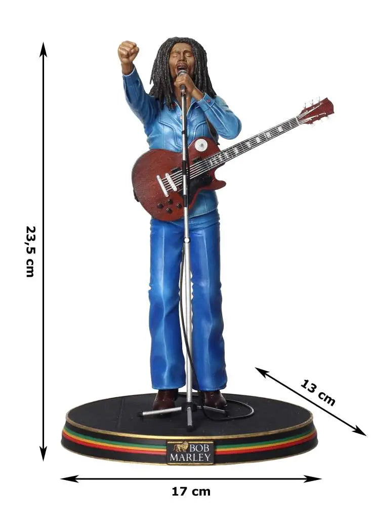 Bob marley concierto rainbow'77 figura 18 cm bob marley