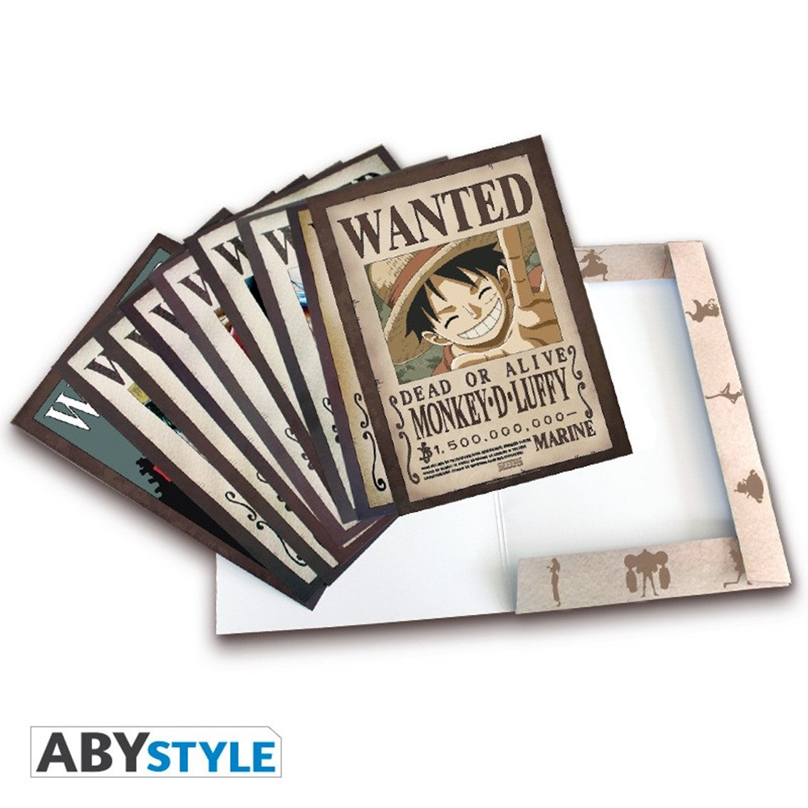 Pack 9 posters abystyle cartel se busca tripulacion sombrero de paja one piece