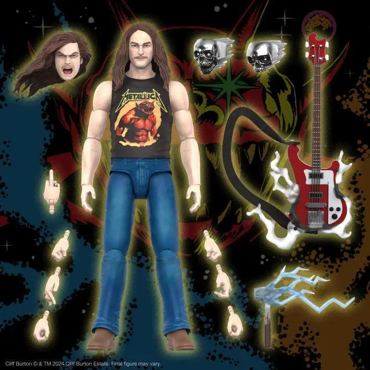 CLIFF BURTON SUPERHERO Póster ULTIMATES! ACTION Figura
