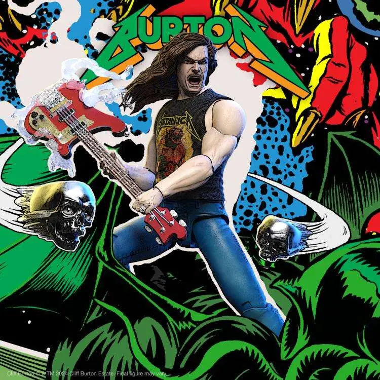 CLIFF BURTON SUPERHERO Póster ULTIMATES! ACTION Figura