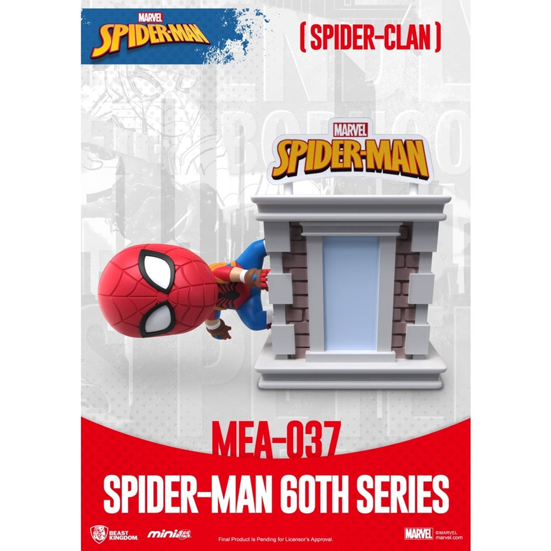 Figura beast kingdom mini egg attack marvel spider man spider clan