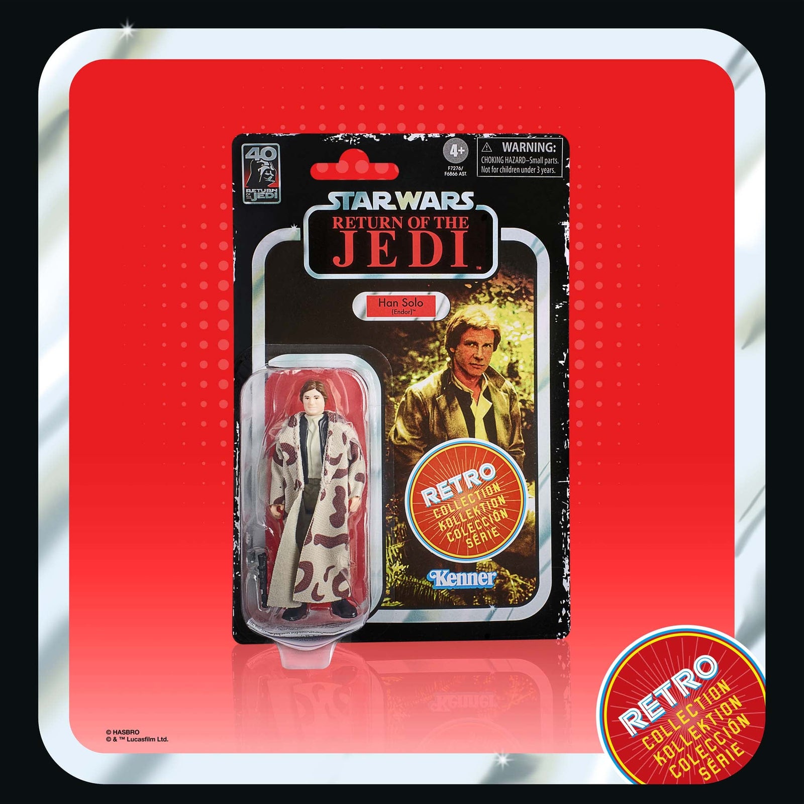 Figura hasbro star wars retro collection el retorno del jedi han solo Frikytopia