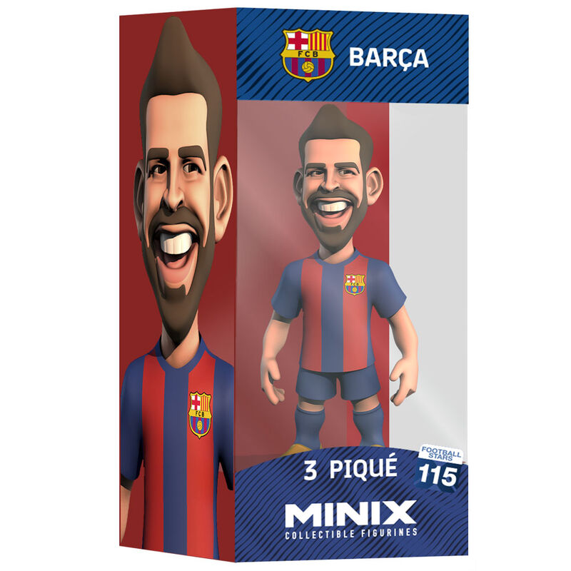 Figura minix futbol club barcelona pique 12 cm Frikytopia