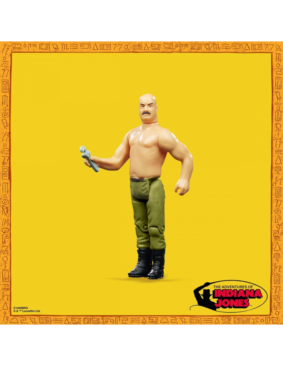 Figura hasbro indiana jones retro collection mecanico aleman Frikytopia
