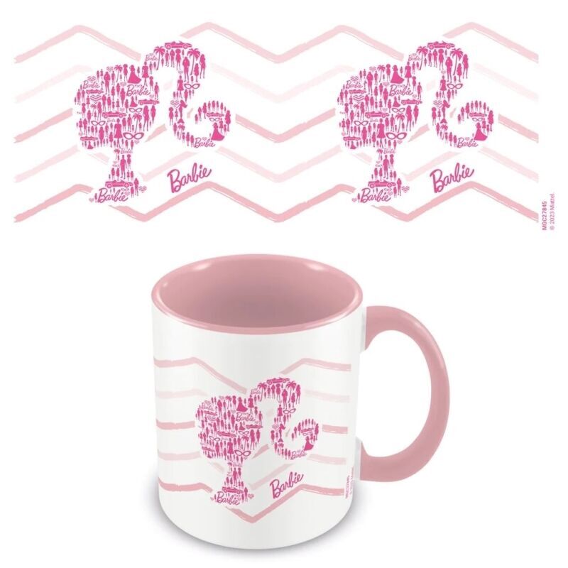 Taza pyramid barbie silueta Frikytopia