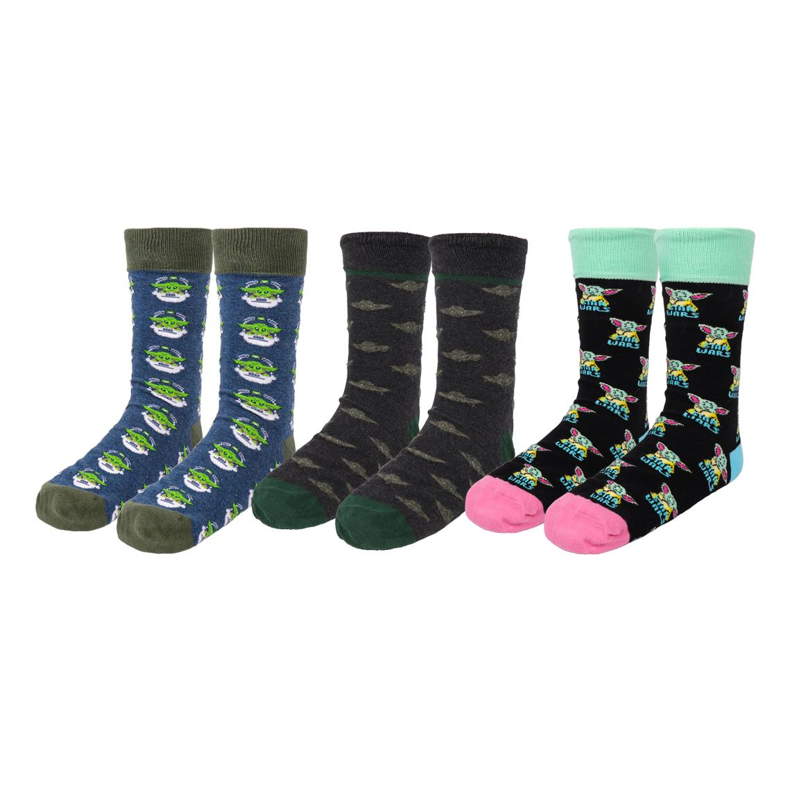 Pack calcetines 3 piezas cerda star wars the mandalorian the child Frikytopia