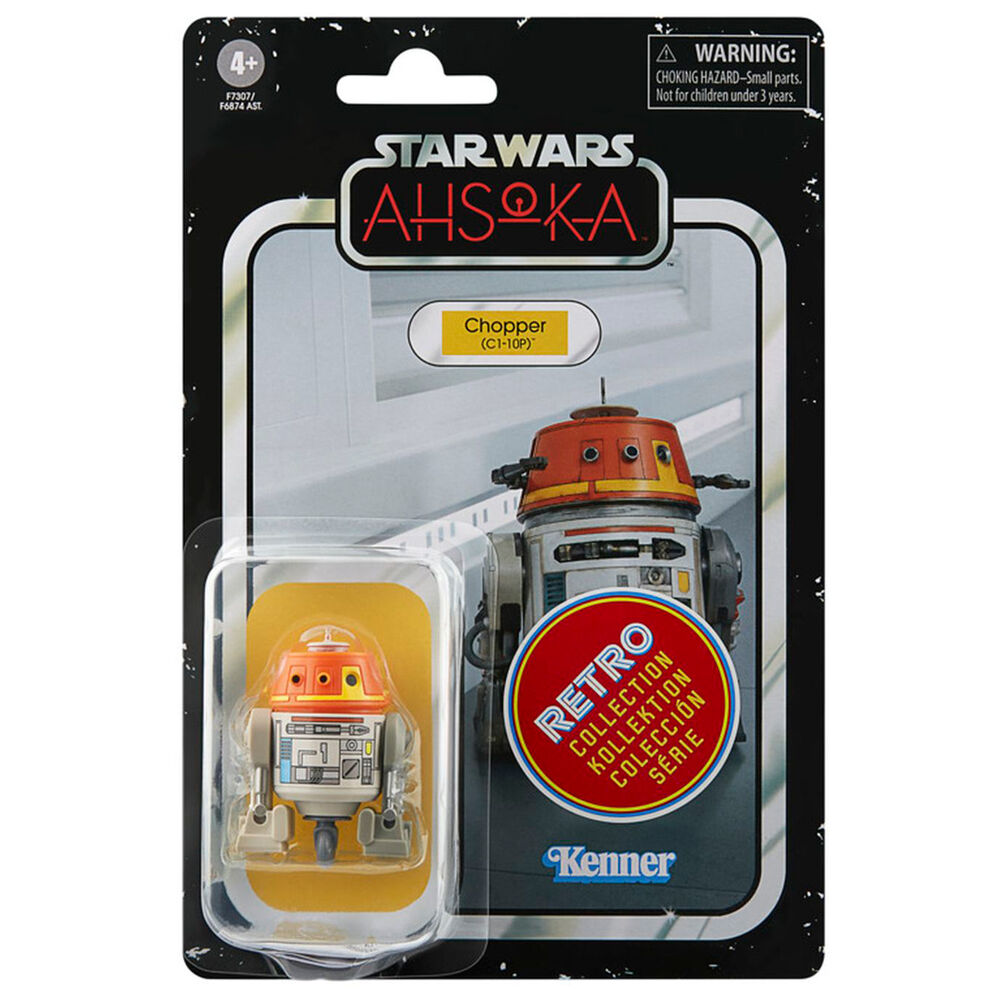 Figura hasbro star wars ahsoka retro collection chopper c1 10p