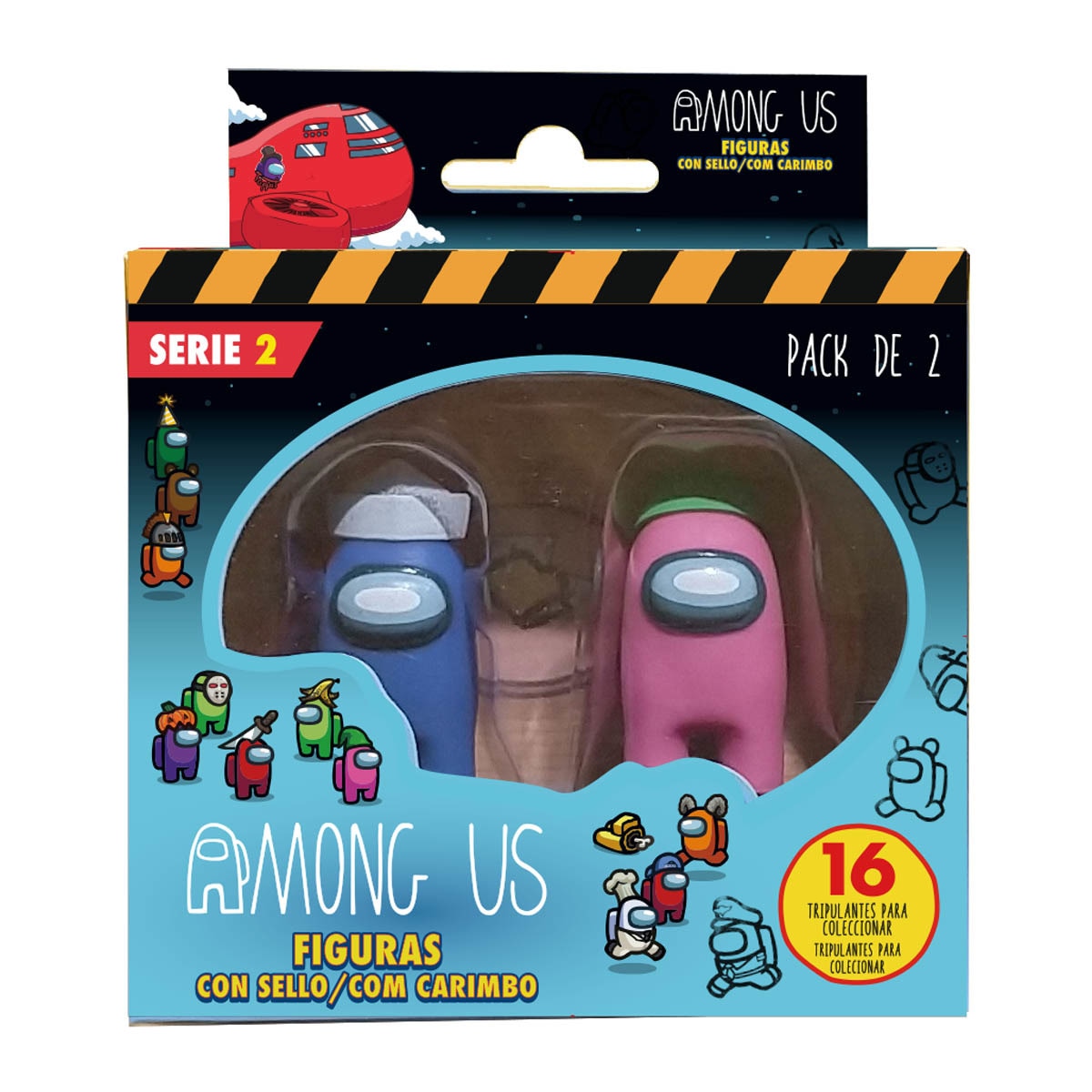 Figuras bizak among us s2 caja pack 2 aleatorio