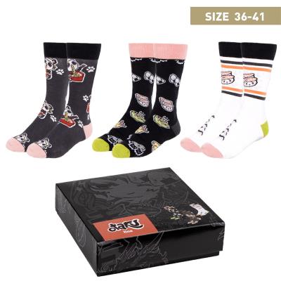 Pack calcetines 3 piezas otaku talla 36 41