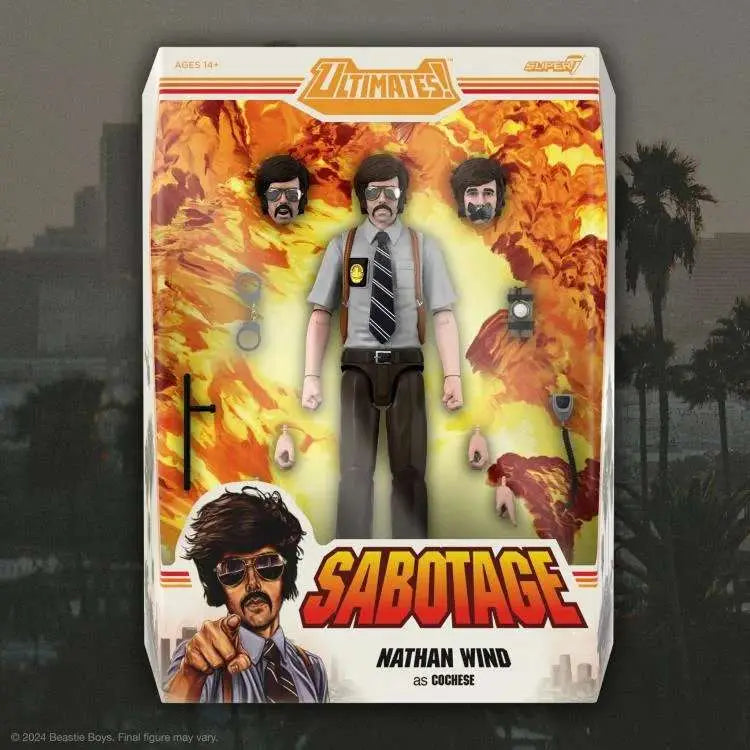 Beastie Boys Figura Ultimates Wave 1 Nathan Wind as "Cochese" 18 cm