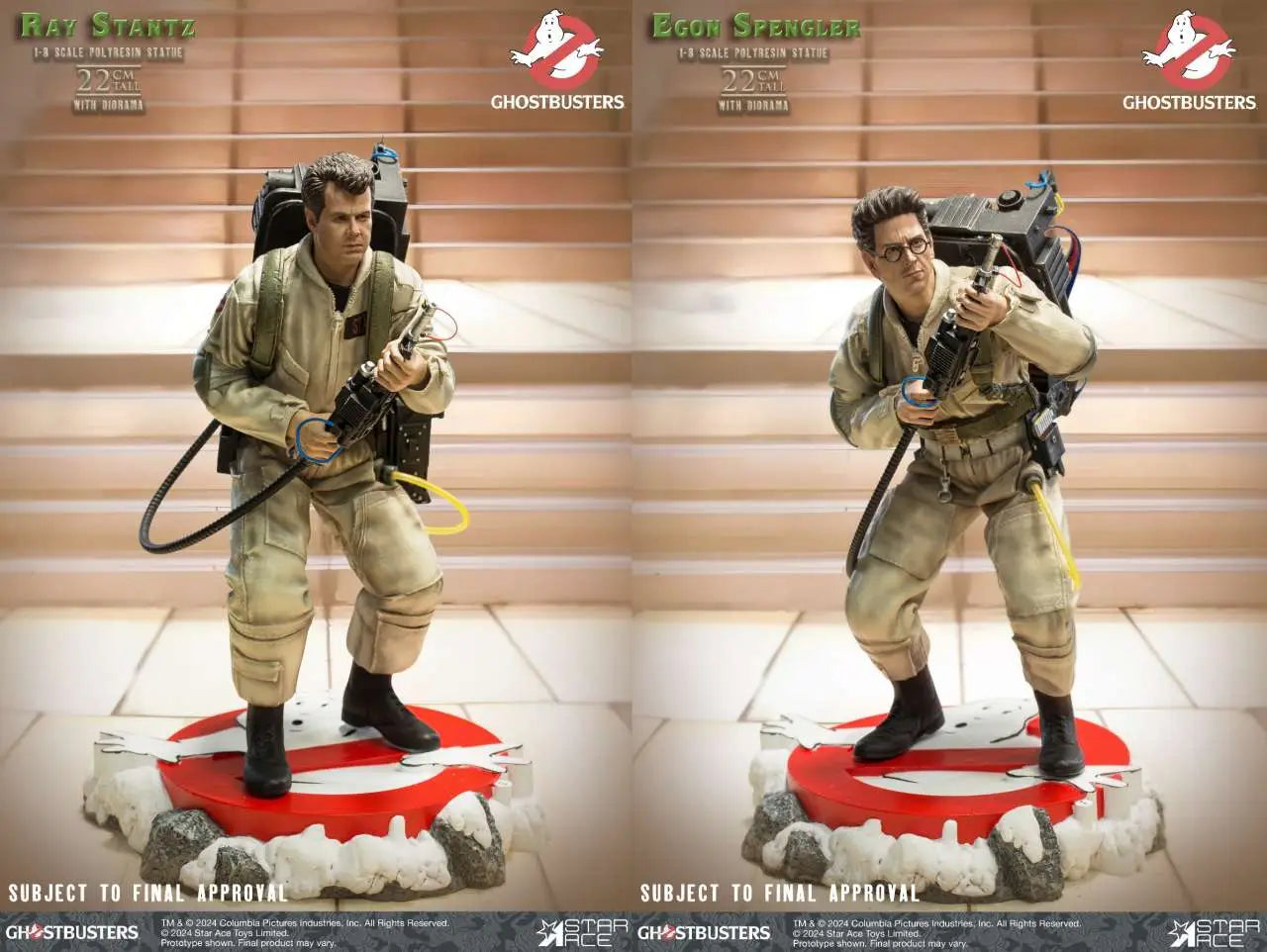 GHOSTBUSTERS EGON & RAY TWIN PACK 1/8 RESIN Estatua Frikytopia