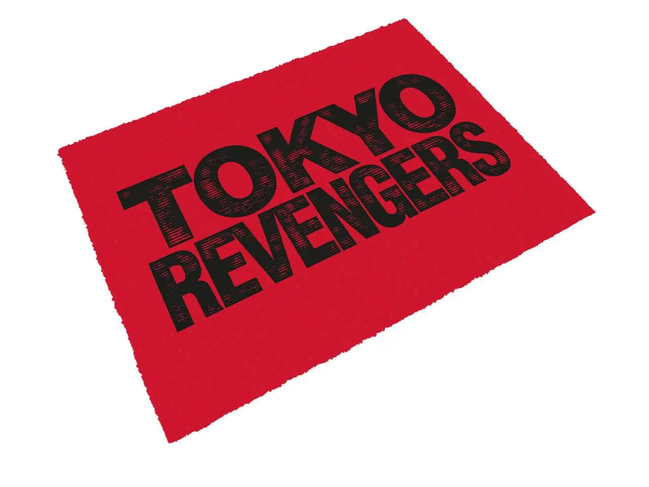 Felpudo 60x40 cm logo sobre rojo tokyo revengers