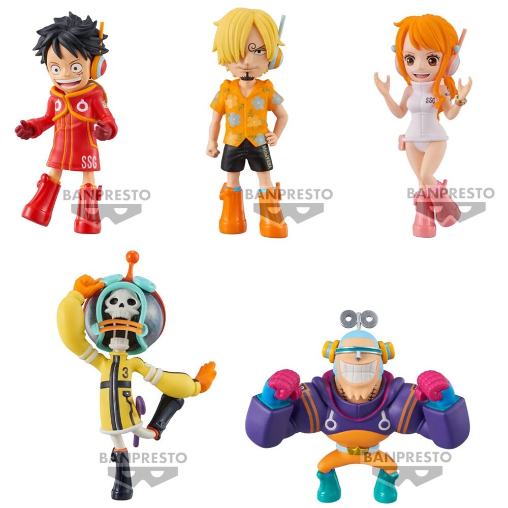 Figura banpresto one piece world collectable egg head 1 de 7cm unidad aleatoria Frikytopia