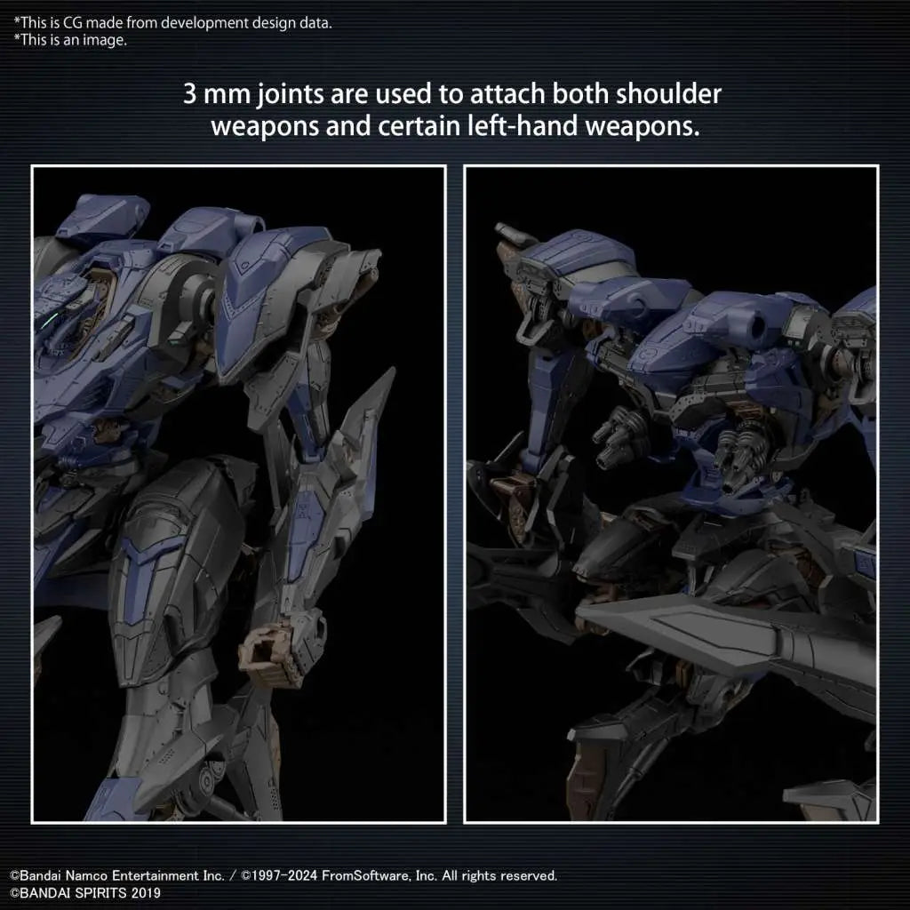 30MM ARMORED CORE VI SCHNEIDER NACHTREIHER/40E STEEL HAZE