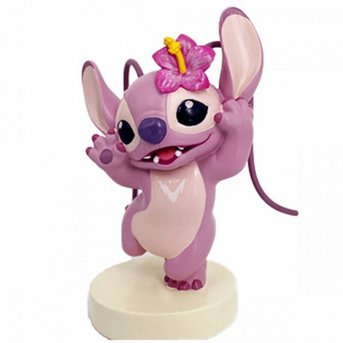 Figura enesco disney lilo y stitch angel con flor Frikytopia
