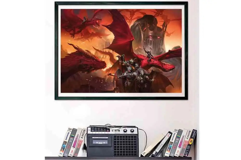 DUNGEONS & DRAGONS DRAGONLANCE SHADOW OF THE DRAGON QUEEN GAMING COLLECTION CUBE COLLECTION Puzle 1000 PCS