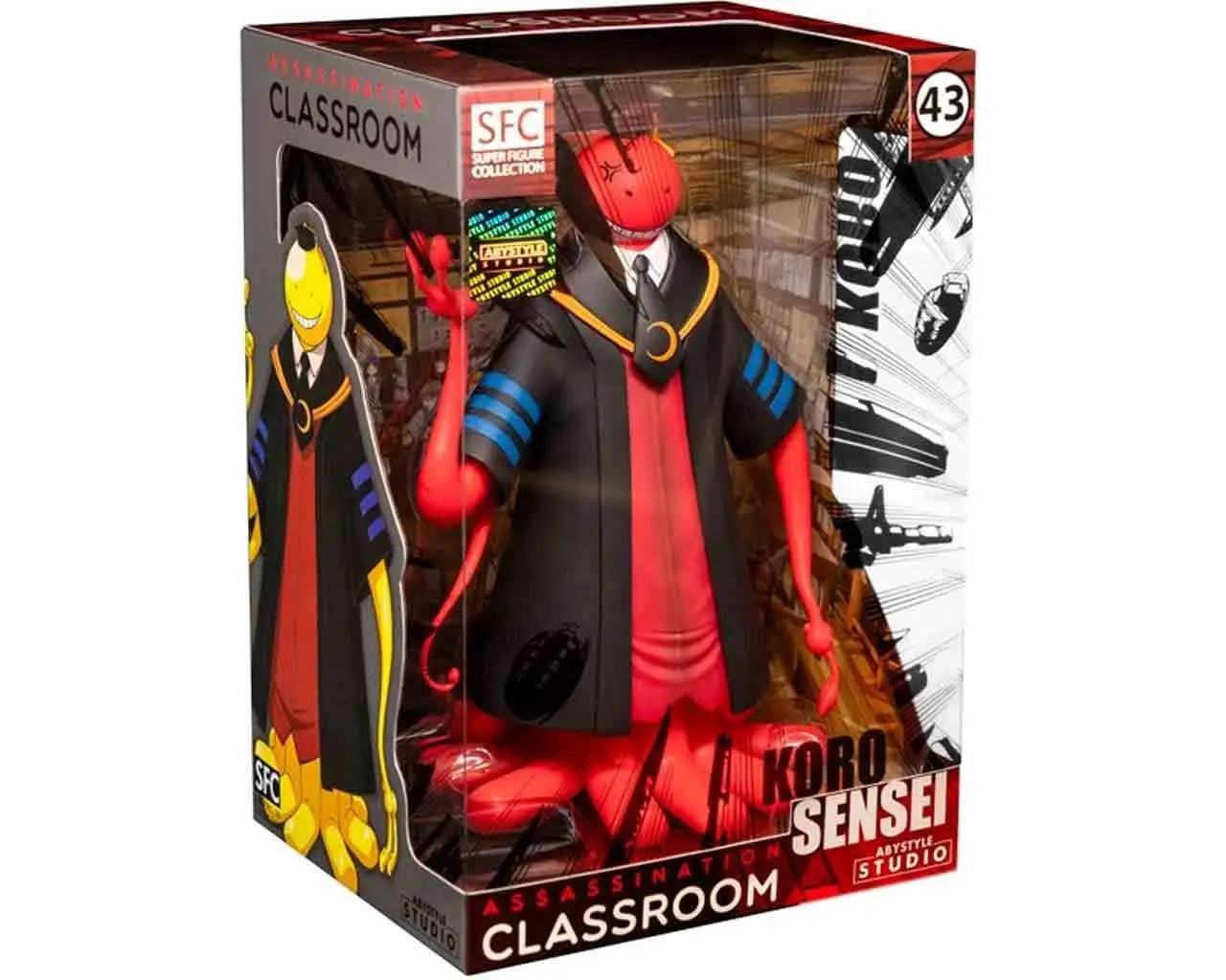 ASSASSINATION CLASSROOM KORO SENSEI RED SUPER Figura COLLECTION 1/10 PVC Estatua