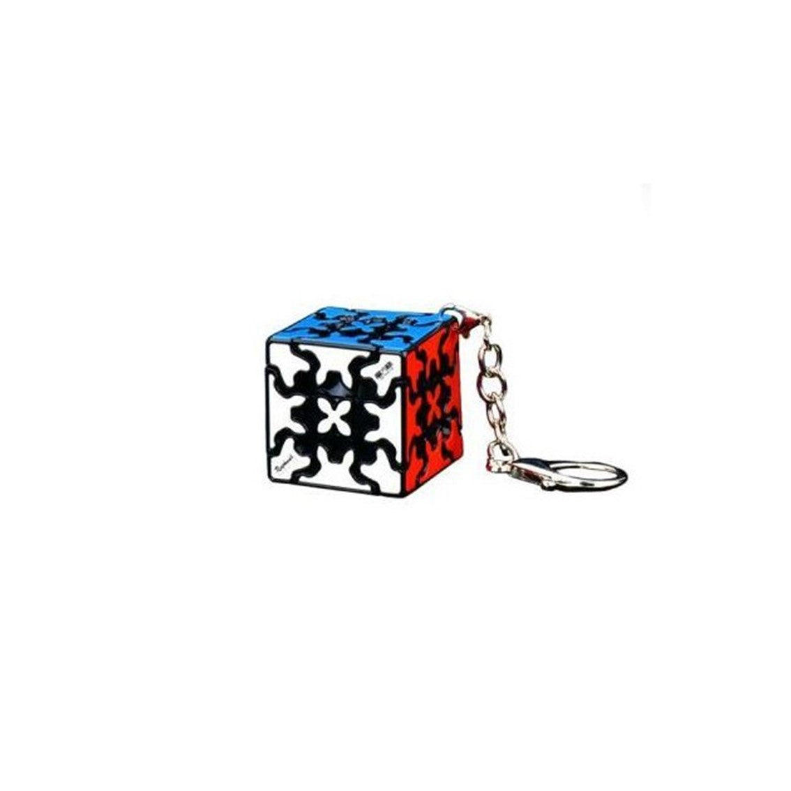 Cubo de rubik qiyi llavero gear cube 3x3 Frikytopia