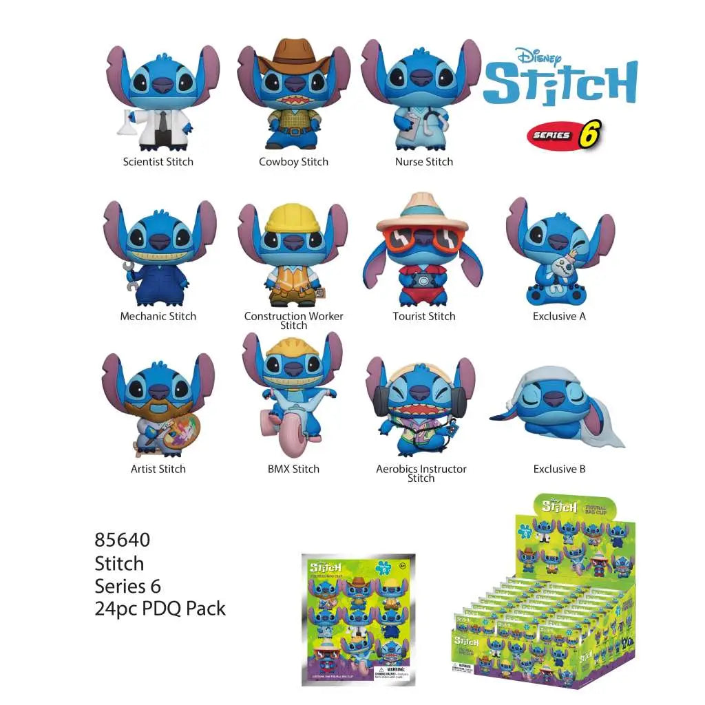 STITCH S6 Bolsa CLIP BLIND Caja DISPLAY (24) Frikytopia