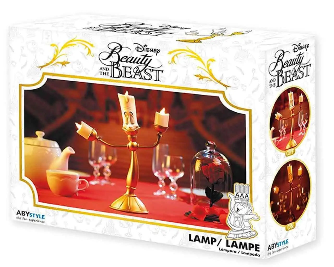 Lampara replica abystyle disney la bella y la bestia -  lumiere