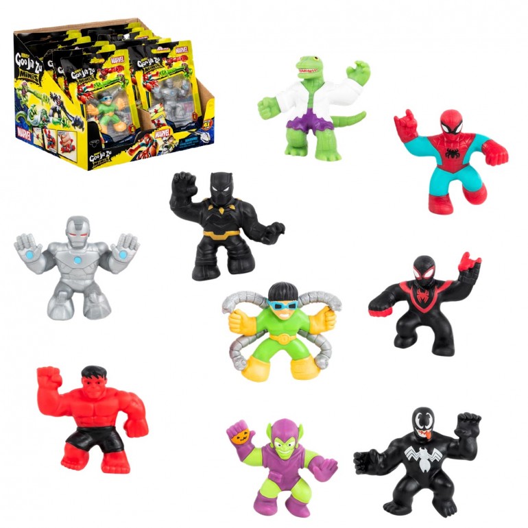 Figuras mini goo jit zu marvel 1 unidad aleatoria Frikytopia