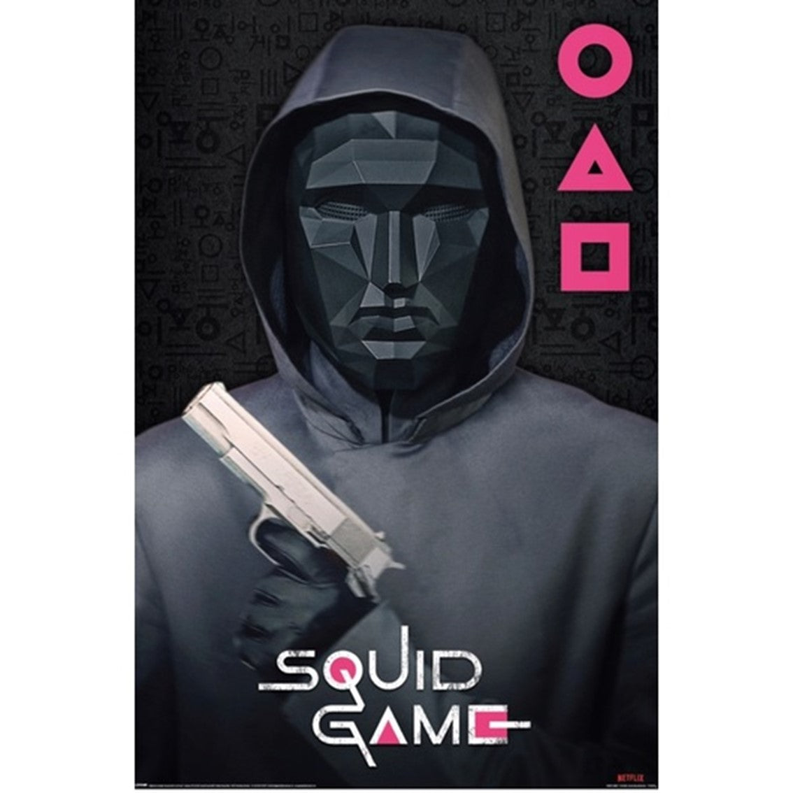 Poster el juego del calamar supervisor jefe del juego del calamar Frikytopia