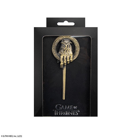 Broche cinereplicas juego de tronos mano del rey
