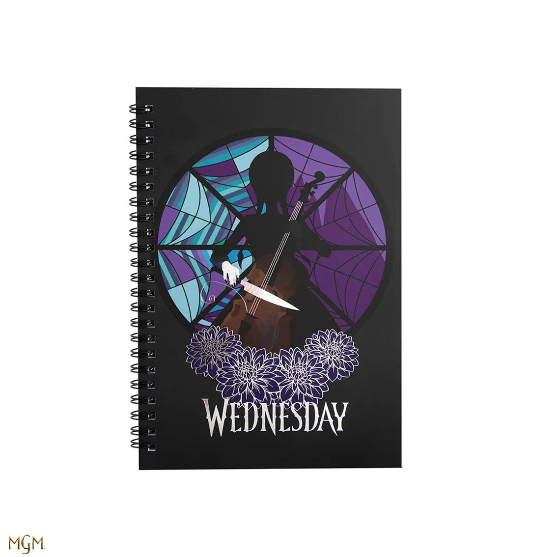 Libreta cinereplicas wednesday addams miercoles y violonchelo Frikytopia