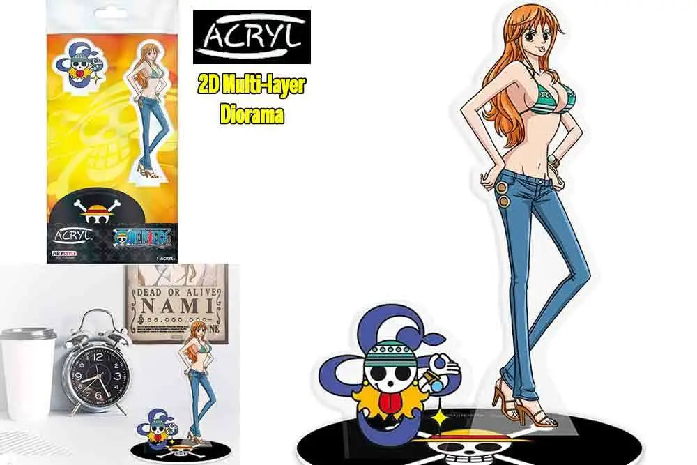 ONE PIECE NAMI SWAN ACRYL DIORAMA Frikytopia