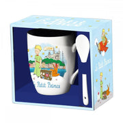 Taza de ceramica con cuchara enesco el principito