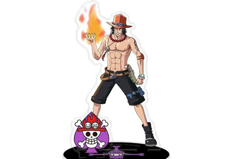 ONE PIECE PORTGAS D ACE DIORAMA EM ACRÍLICO