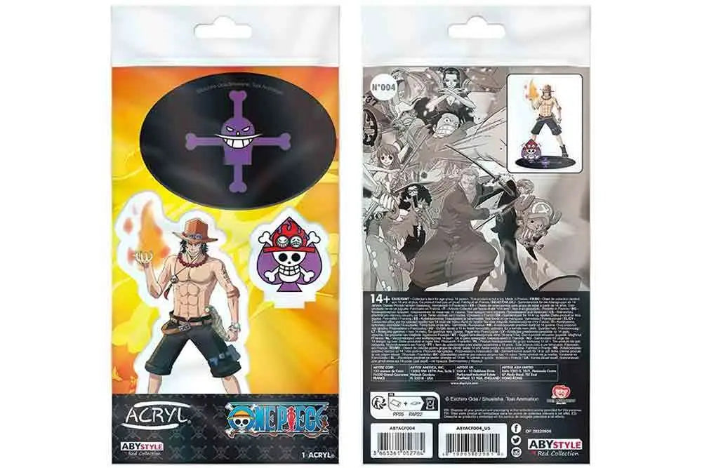 ONE PIECE PORTGAS D ACE DIORAMA EM ACRÍLICO
